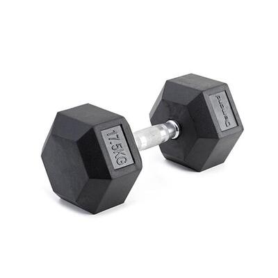 [Manubrio esagonale gommato palestra] Pesi professionali fino a 70 kg chrome