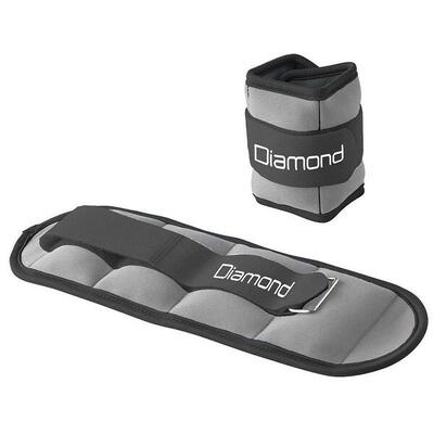 Fußgewicht Diamond Pro 2x1,5 kg grau