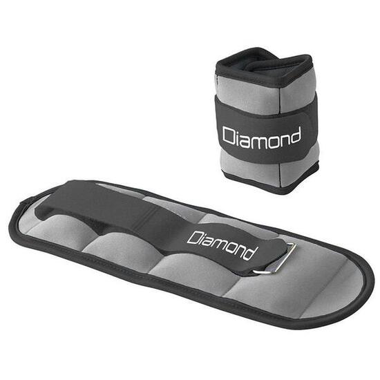 Fußgewicht Diamond Pro 2x1,5 kg grau