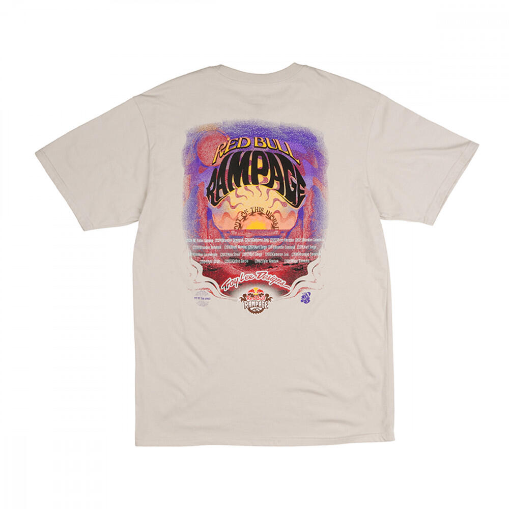 Tee Shirt TROY LEE X Redbull Rampage Valley of Gods Beige 2/4