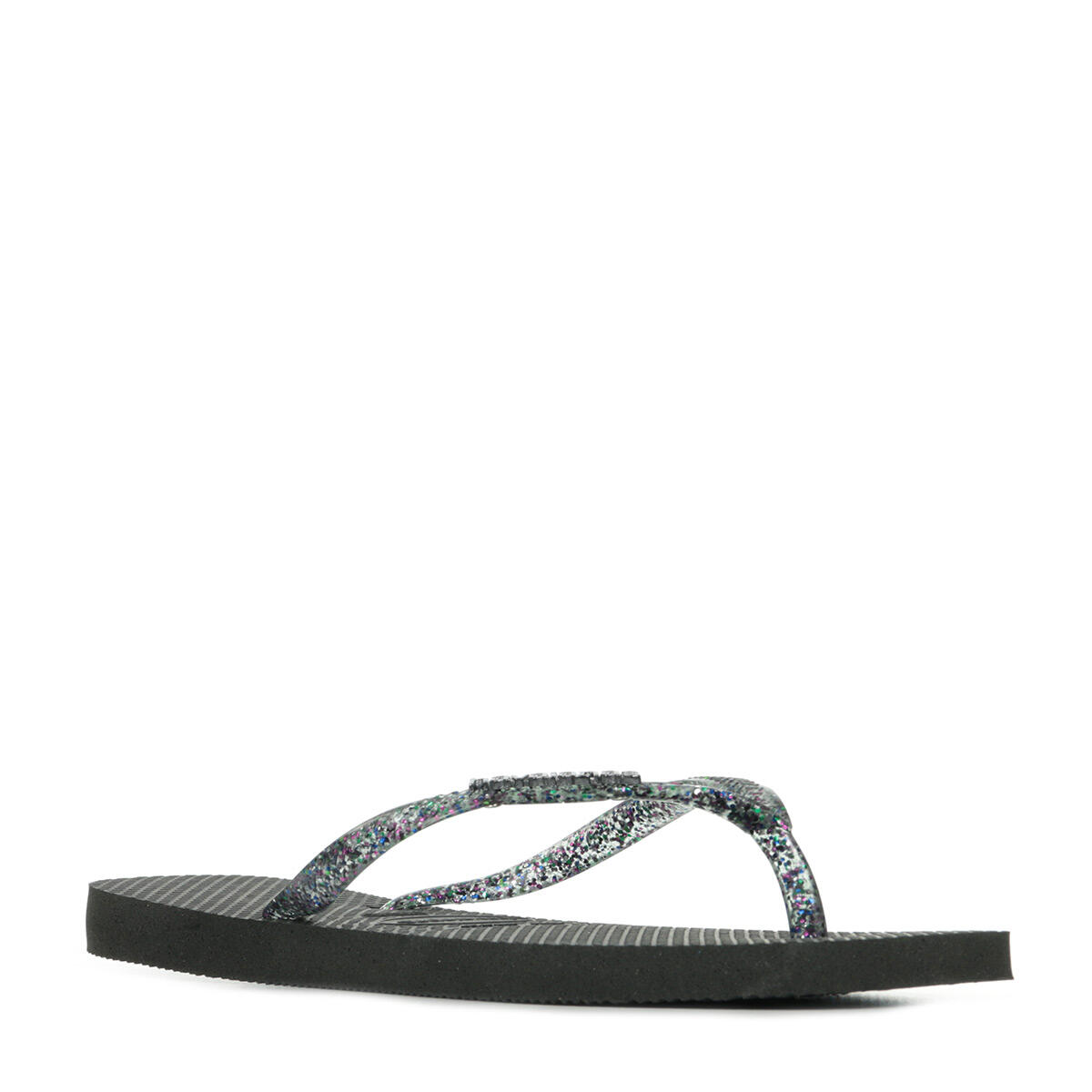 Tongs Femme H. Sl Sq Lg Met Fc 3/4