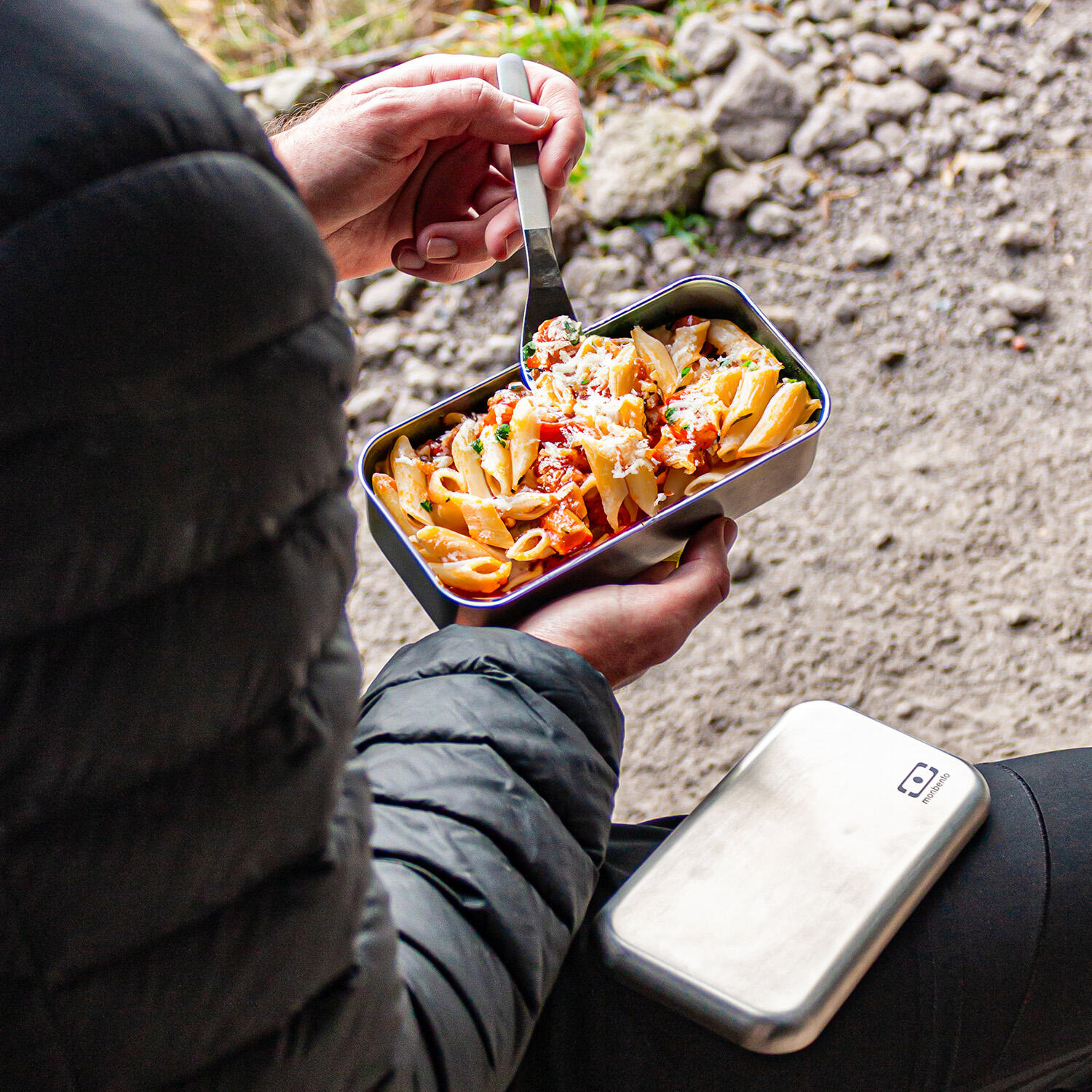 Metall-Lunchbox 700ml|Camping, Wandern|Backofenfest, Mikrowellengeeignet|Sense 6/6