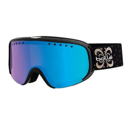 Masque de ski SCARLETT Black Shiny - Vermillon Blue Photochromic Cat 1 to 3