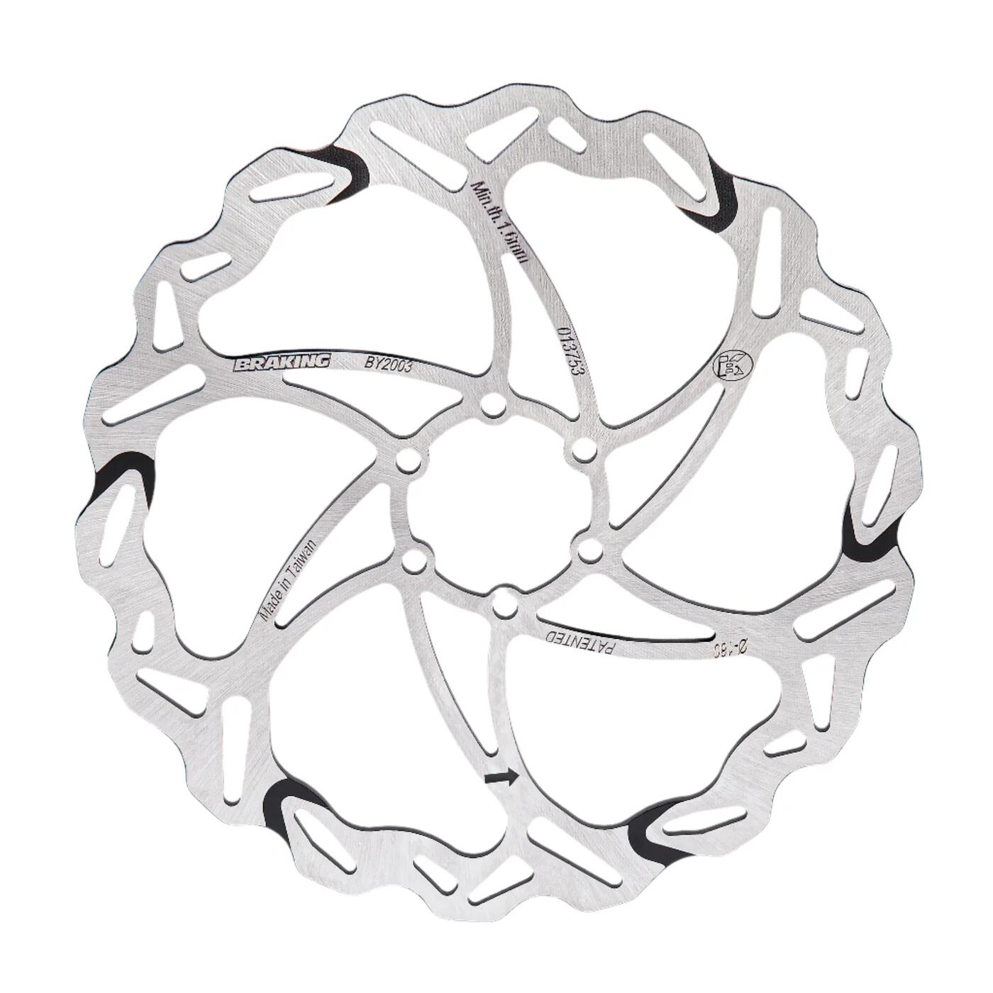 BRAKING BIKE MTB Disco Freno WFIX Batfly – Ø140 mm, 6 fori