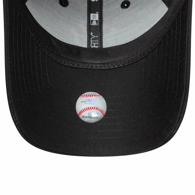 Casquette MLB New York Yankees New Era Metallic Logo 9Forty Noir Femme 3/4