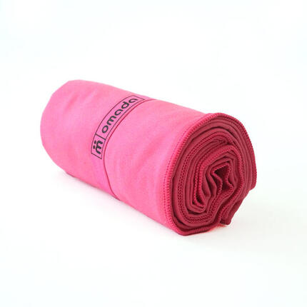 Serviette de bain microfibre 80x130cm + sac Omada