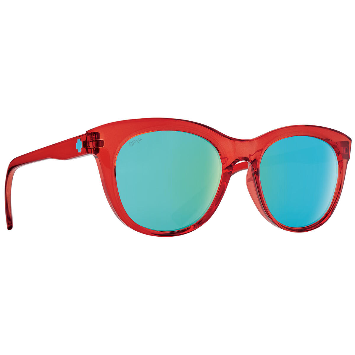 Spy - Boundless Translucent Red - Bronze Light Blue Mirror - Lunettes De Soleil - Rouge - Taille Unique - Decathlon