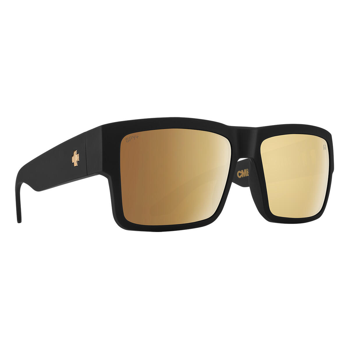 Spy - Cyrus Club Midnite Soft Matte Black - Happy Bronze Gold Mirror - Lunettes De Soleil - Noir - Taille Unique - Decathlon