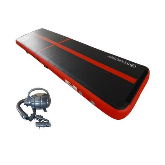 Airtrack MASTER aufblasbare Matte 400 x 100 x 20 cm – grün