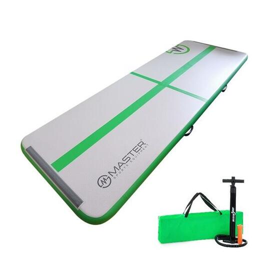 Airtrack MASTER aufblasbare Matte 300 x 100 x 10 cm - schwarz - rot