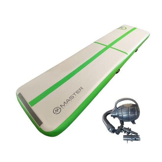 Airtrack MASTER aufblasbare Matte 400 x 100 x 10 cm - grün