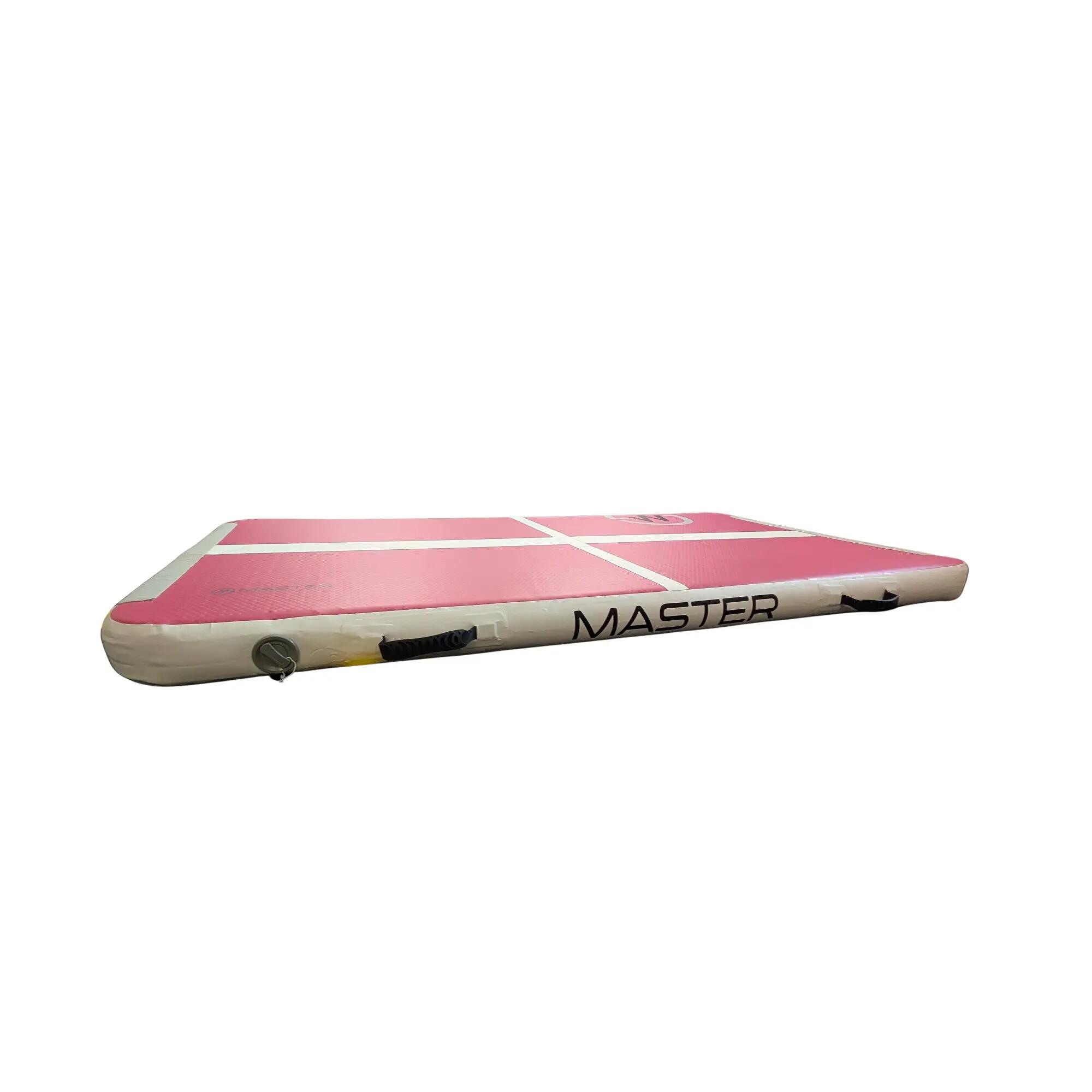 Airtrack MASTER aufblasbare Matte 200 x 100 x 10 cm – rosa – weiß 4/4