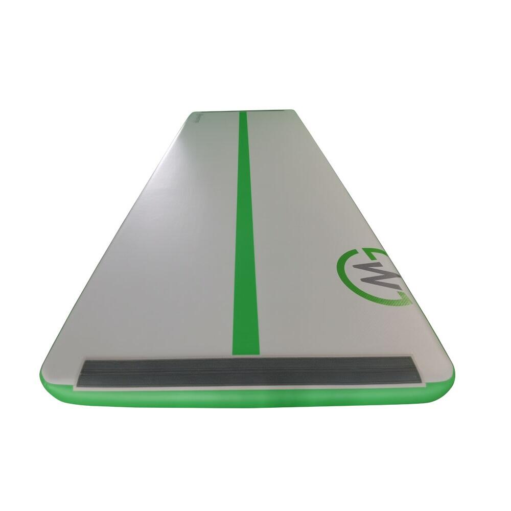 Mata dmuchana Airtrack MASTER 400 x 150 x 20 cm - szaro-zielona 3/3