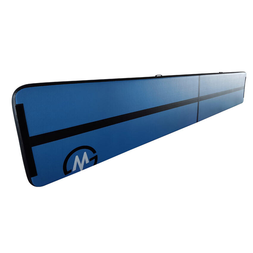 Airtrack MASTER aufblasbare Matte 600 x 100 x 10 cm – blau – schwarz 4/4