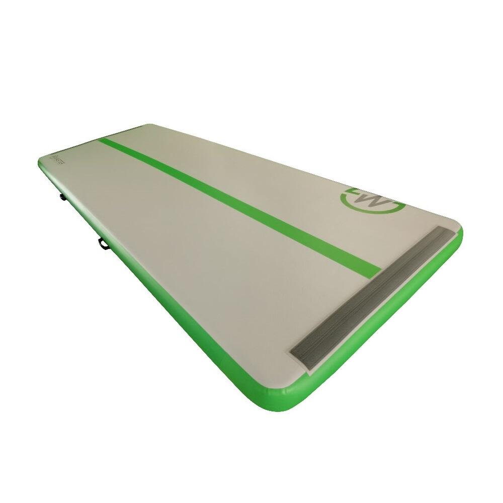 Mata dmuchana Airtrack MASTER 400 x 150 x 20 cm - szaro-zielona 2/3