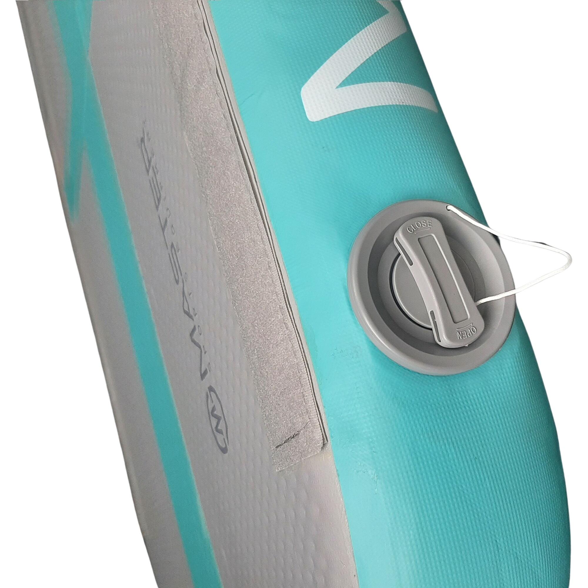 Airboard MASTER Sprungbrett 60 x 100 x 10 cm – Grau – Blaugrün 4/4