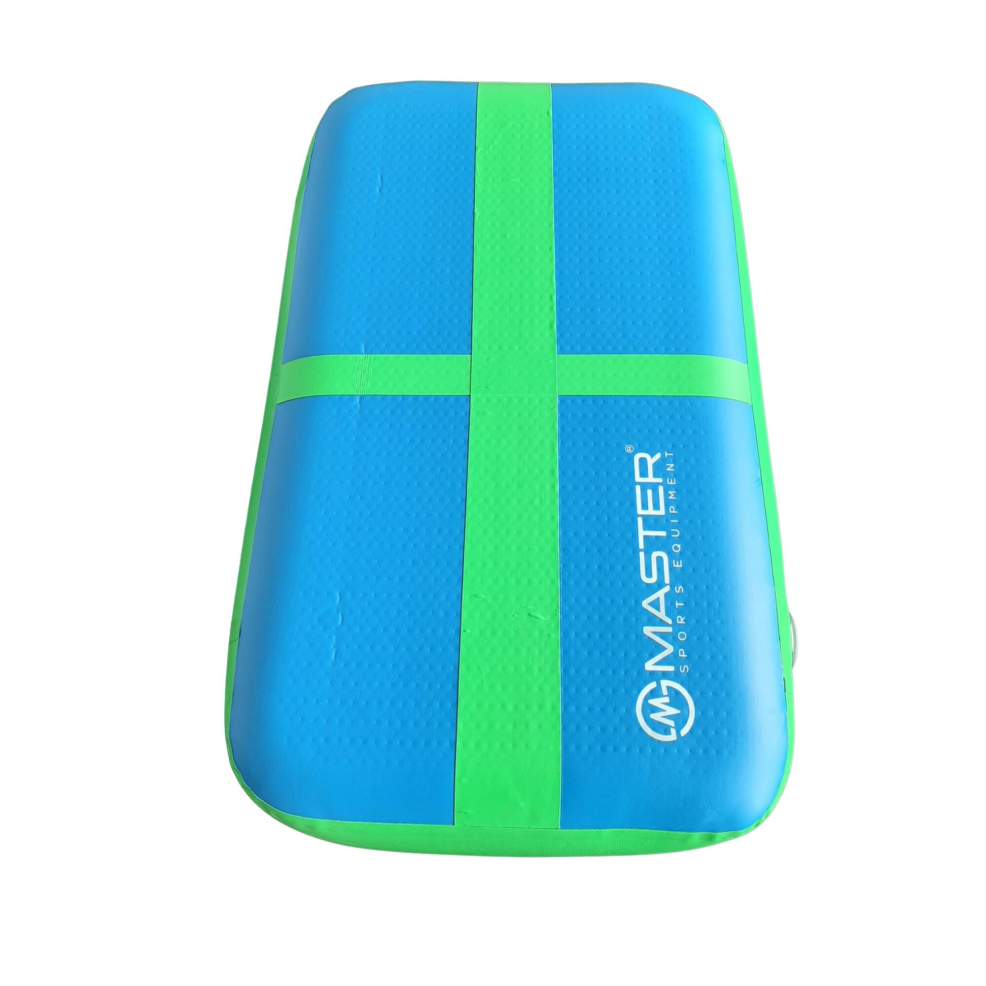 Airblock MASTER Sprungbrett 60 x 100 x 20 cm - Blau - Grün 3/3