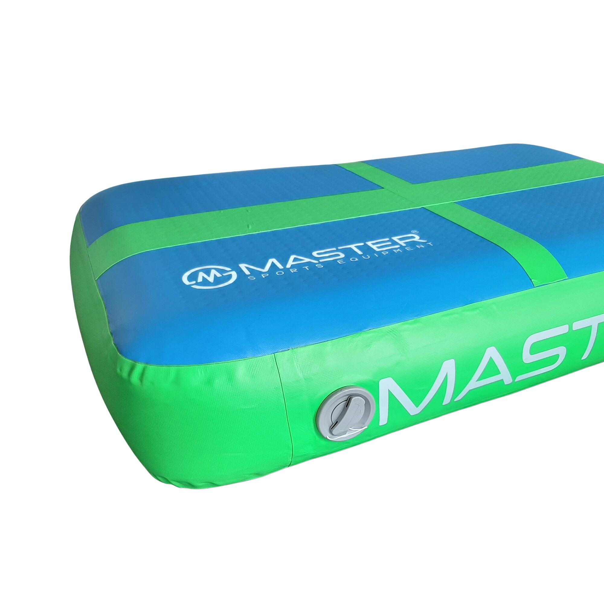Airblock MASTER Sprungbrett 60 x 100 x 20 cm - Blau - Grün 2/3