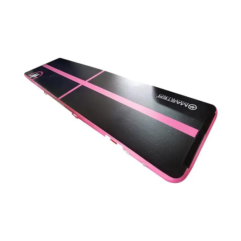 Airtrack MASTER aufblasbare Matte 400 x 100 x 10 cm - Schwarz - Rosa 4/4