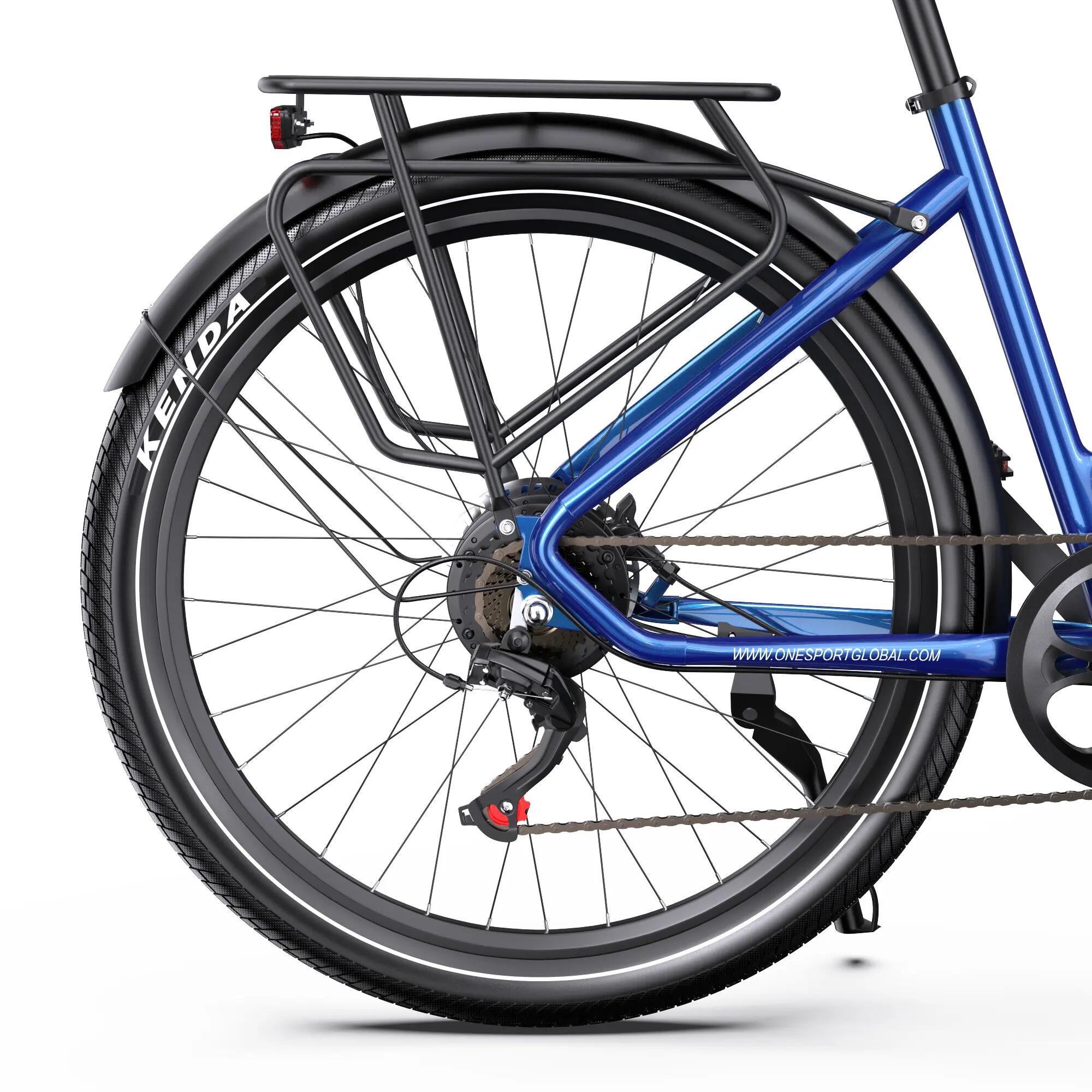 ONESPORT Bicicleta Eléctrica 27,5'' 250W 18,2Ah Shimano 7 Vel. 120 km 6/6