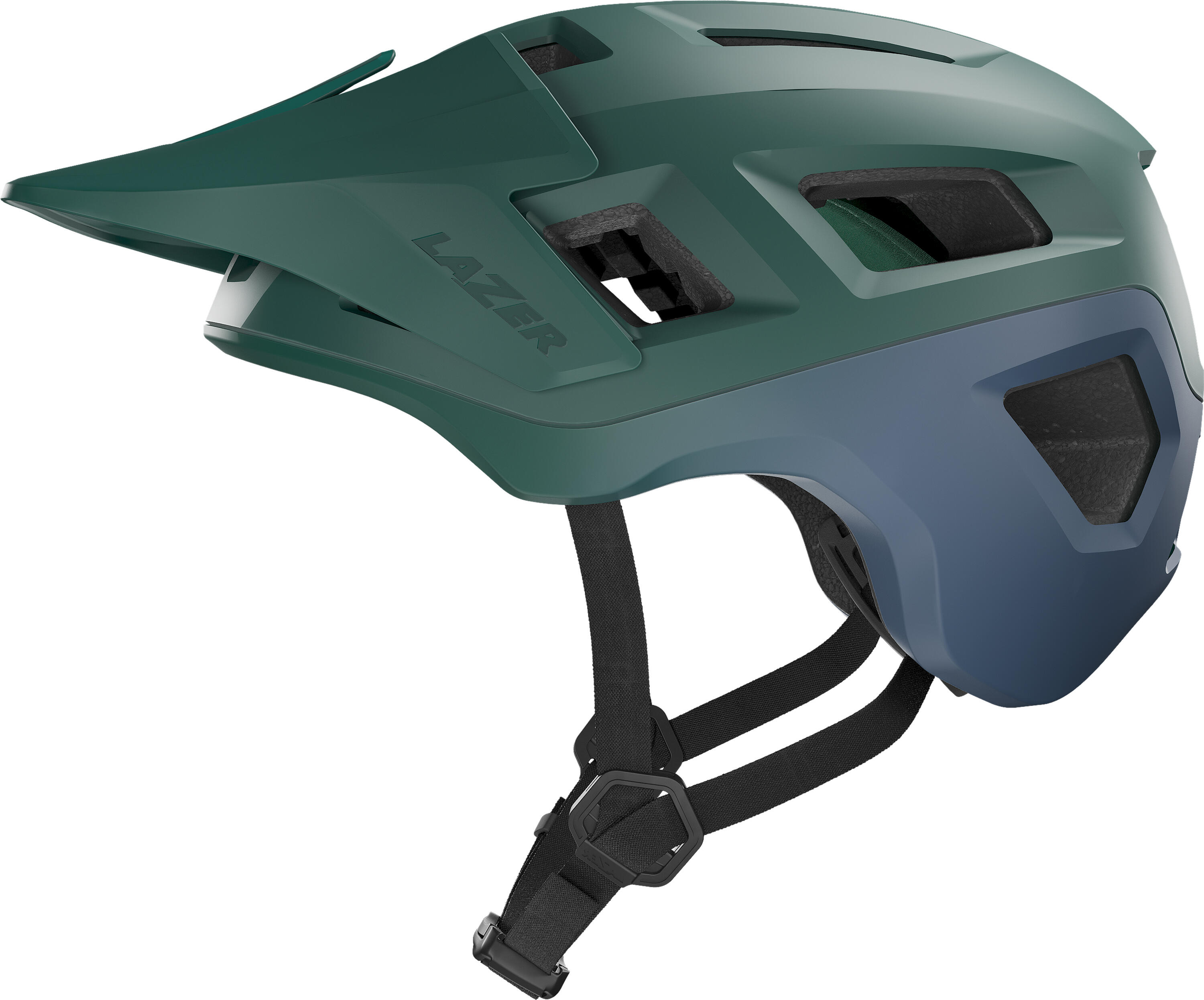 Casque VTT Coyote KinetiCore, vert-bleu 4/5