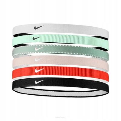 Opaski na głowę Nike Classic Swoosh Headbands wielokolorowe x6