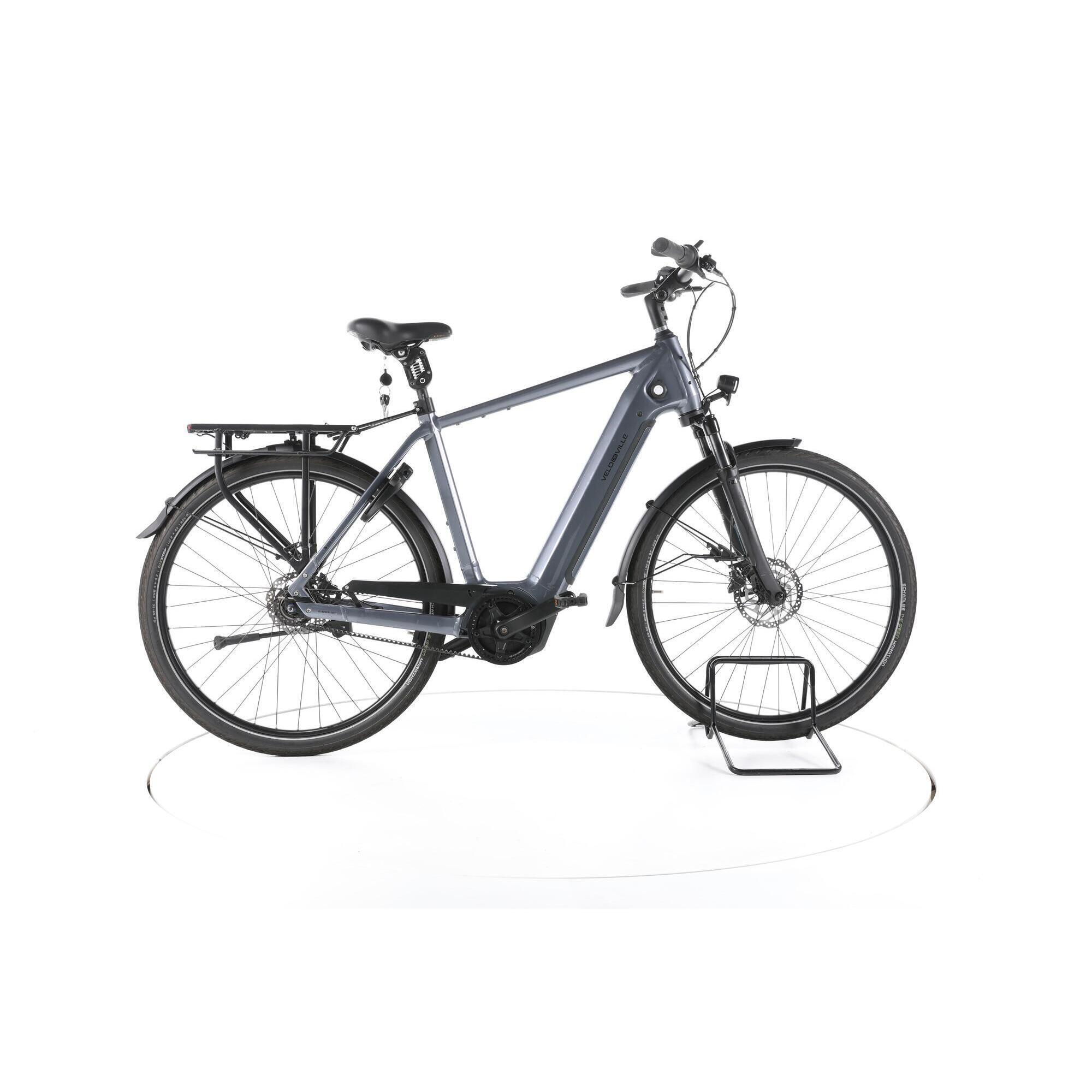 Velo De Ville - Reconditionné - Velo De Ville Aeb 490 City Vélo Électrique 2024 - Bon - Vélo Ville - Gris - 58 - Decathlon
