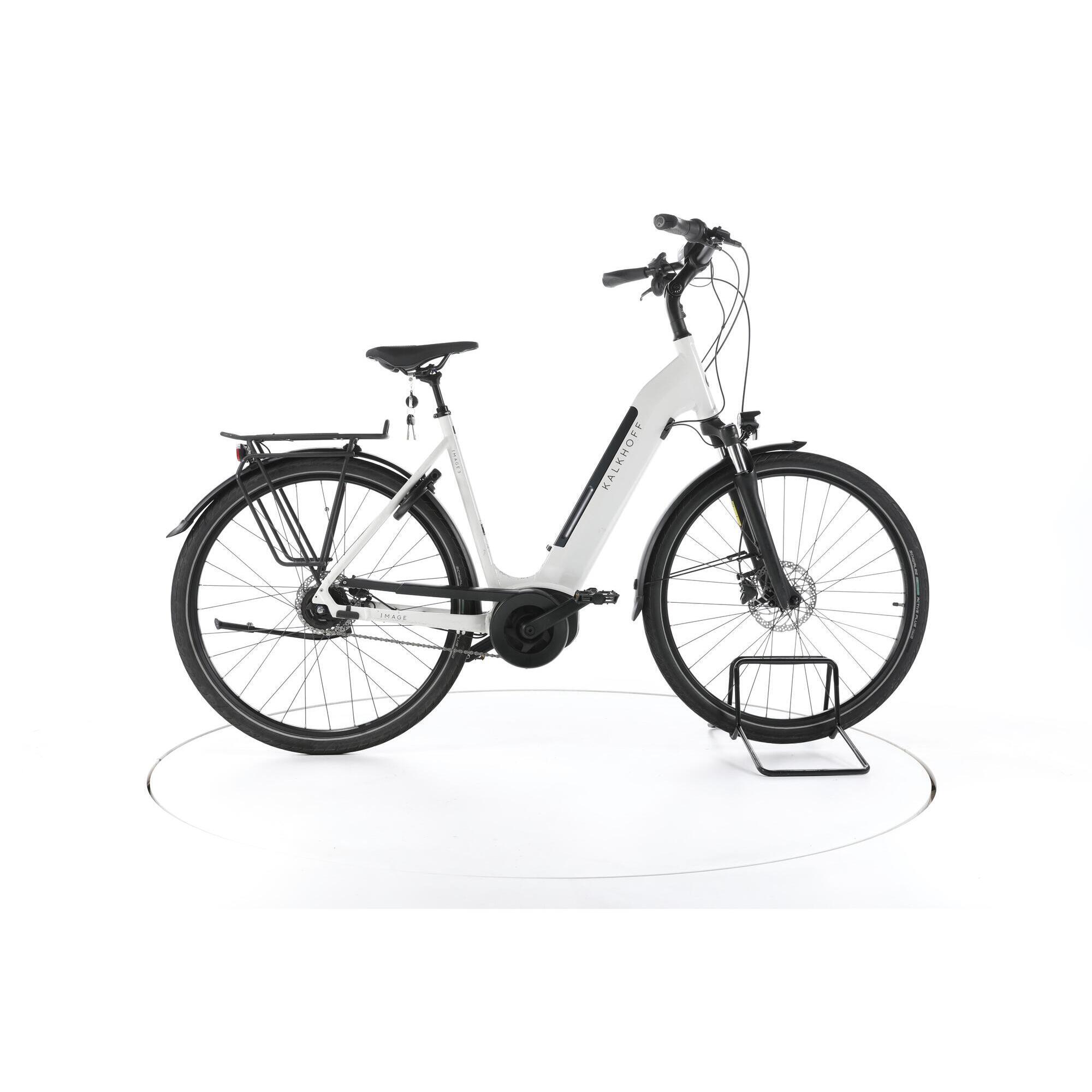 Kalkhoff - Reconditionné - Kalkhoff Image 3.b Advance Trekking Vélo Entrée Basse - Bon - Vélo De Voyage - Blanc - Grand - Decathlon