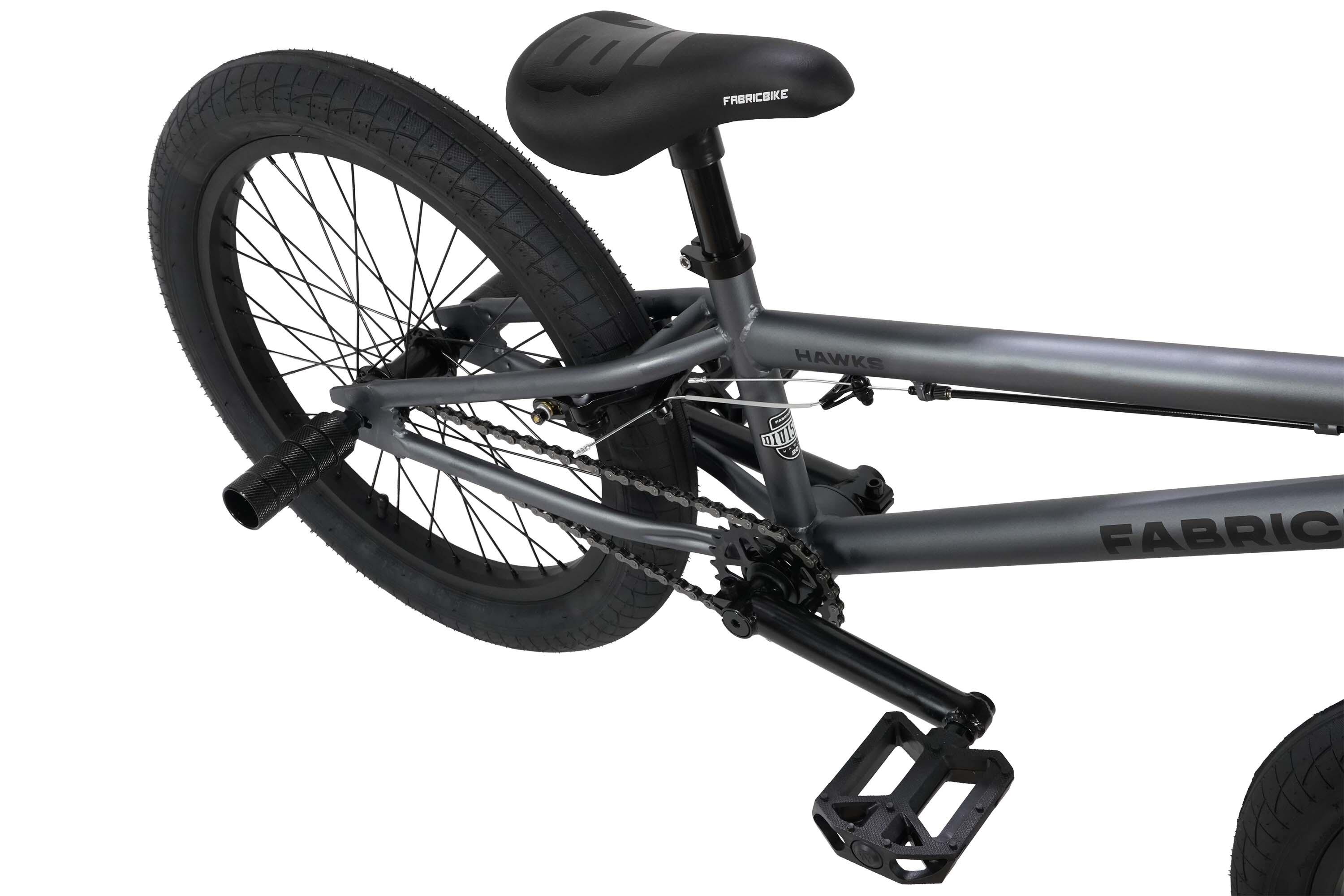 Fabricbike Hawks BMX 20", légère, freestyle, rotor 360°, 9–15 ans, Graphite 3/7