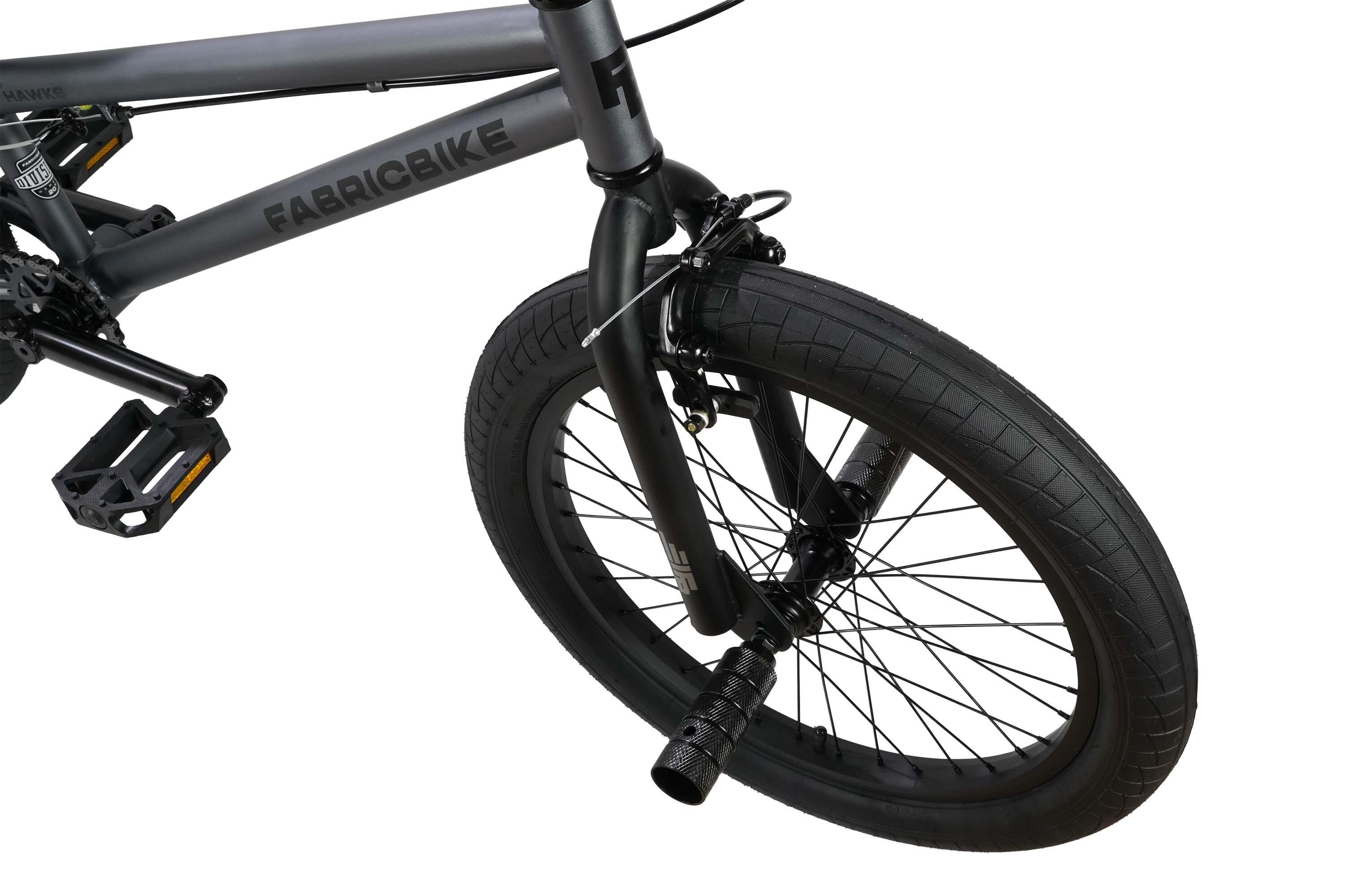 Fabricbike Hawks BMX 20", légère, freestyle, rotor 360°, 9–15 ans, Graphite 4/7