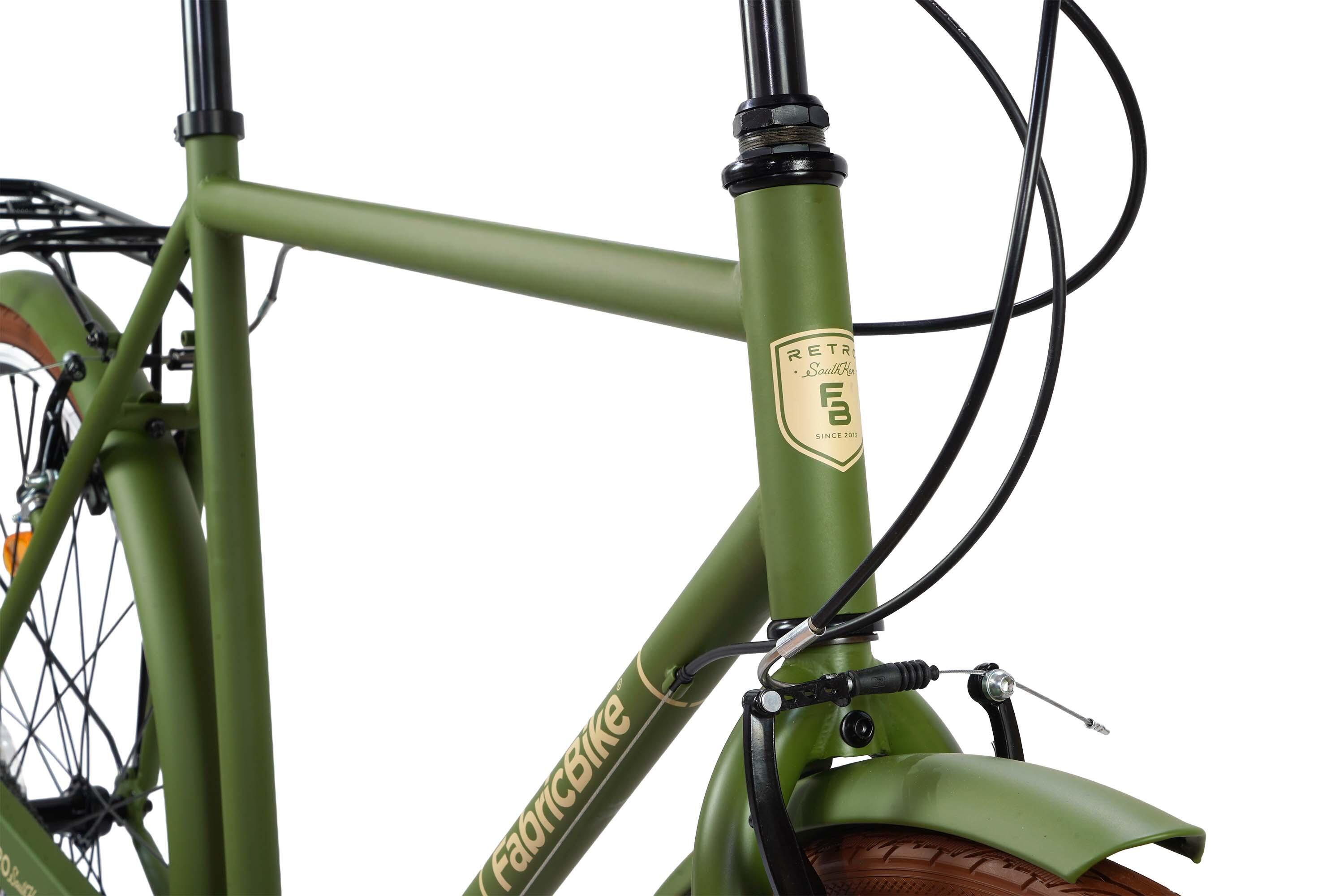 Southken - Vélo de Ville 28", Classique, Selle Confort, 7 vitesses. Olive 3/7