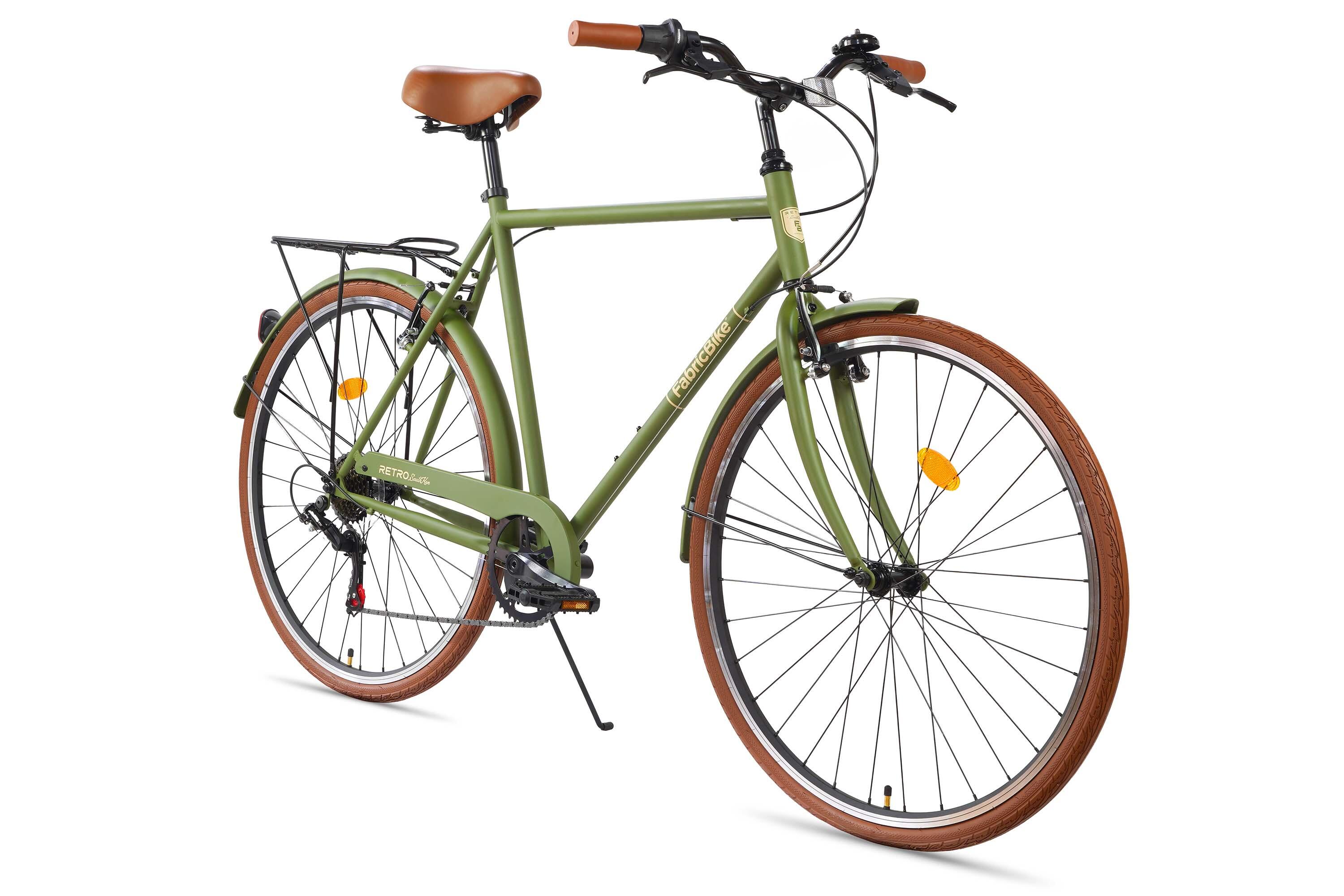 Southken - Vélo de Ville 28", Classique, Selle Confort, 7 vitesses. Olive 2/7