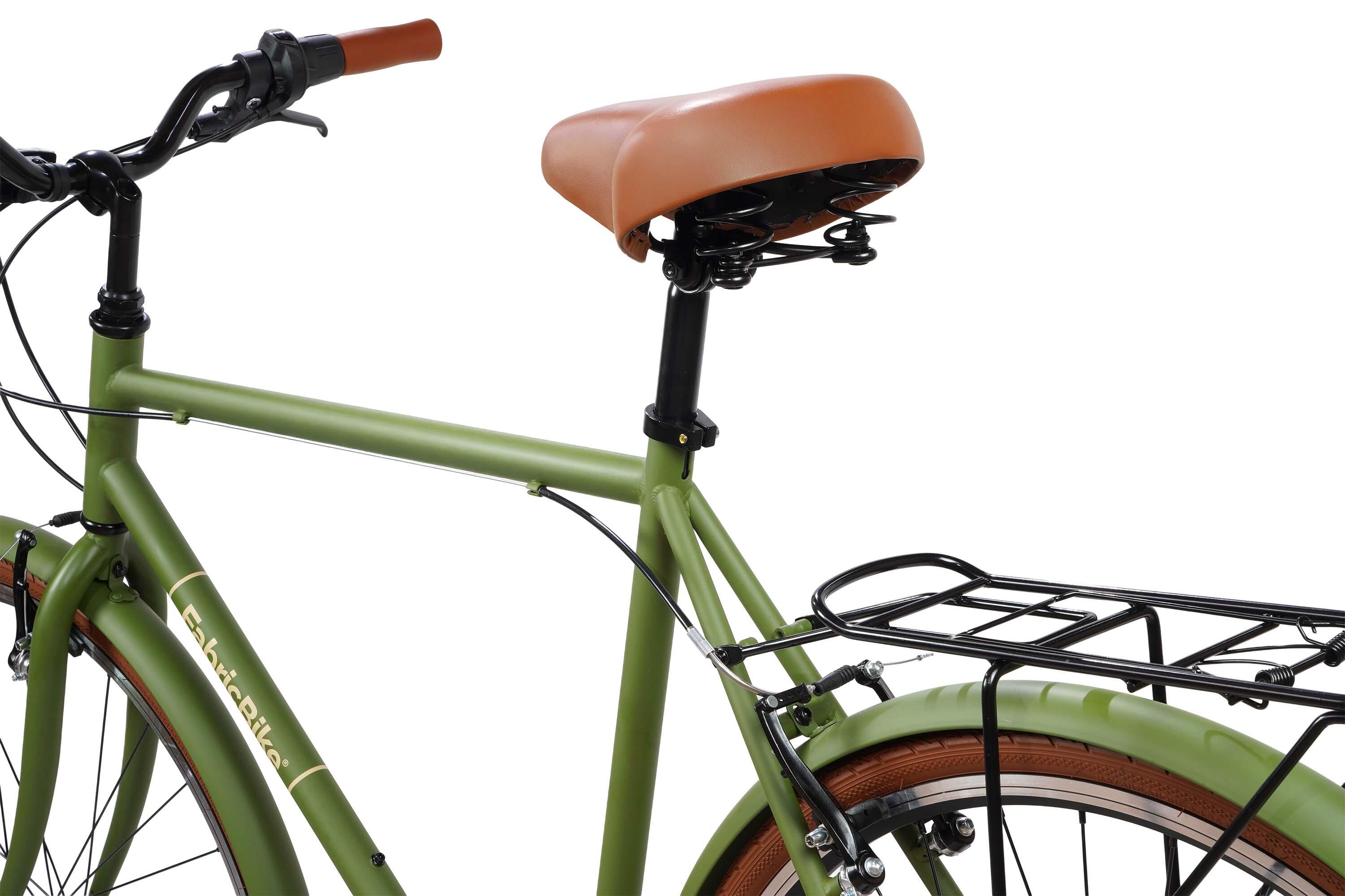 Southken - Vélo de Ville 28", Classique, Selle Confort, 7 vitesses. Olive 7/7