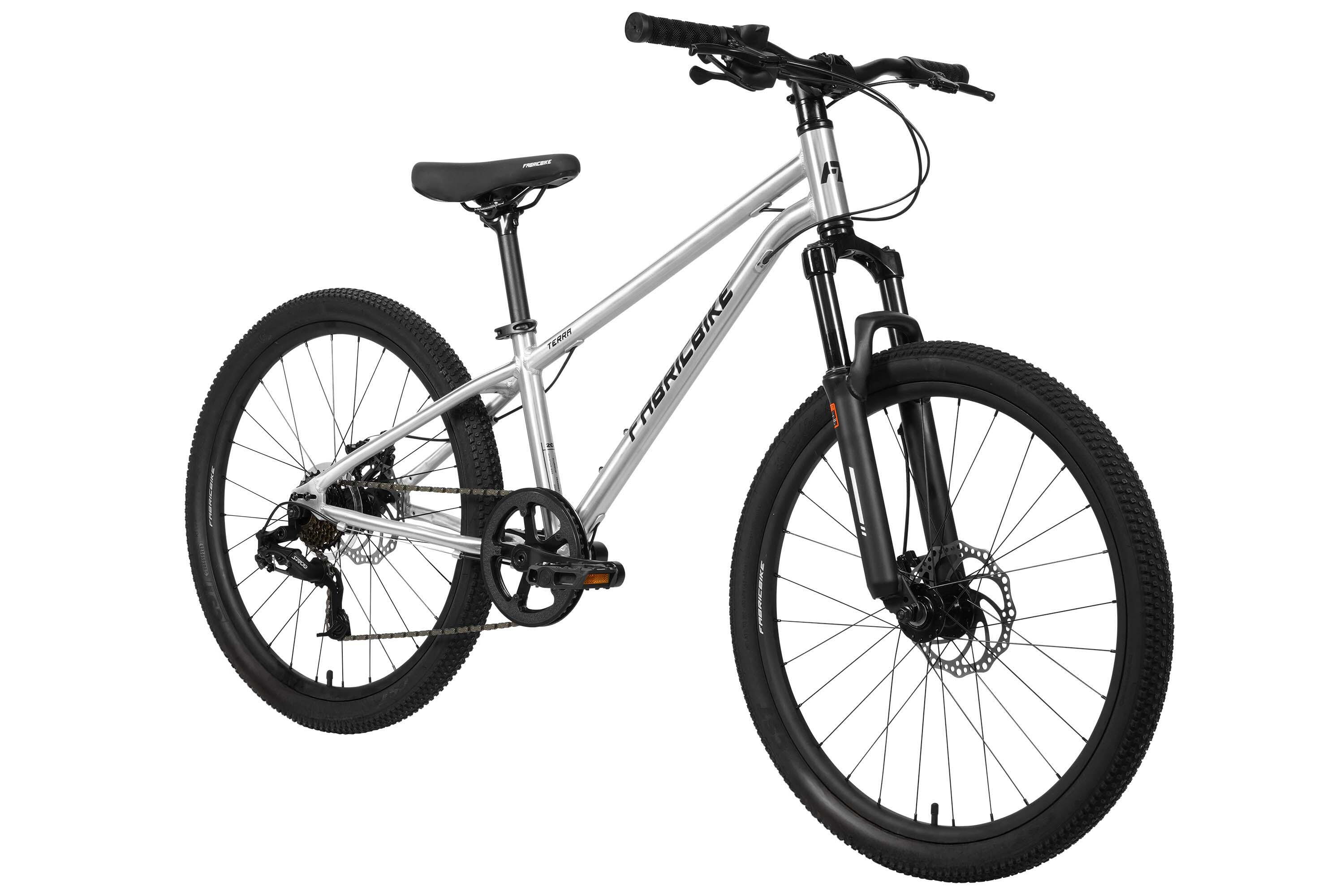 FABRICBIKE Terra - MTB 24" jongen 8-12 jaar, 7 versnellingen. Polished 2/7