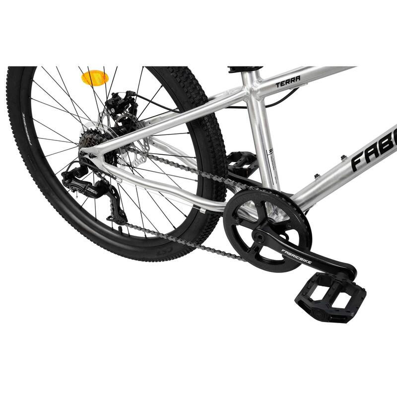 FABRICBIKE Terra – bic. munte copii 24", 8–12 ani, 7V, Polished