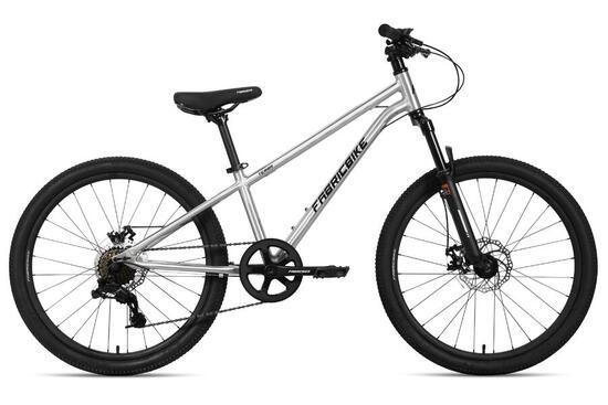 FABRICBIKE Terra - VTT 24'' enfant 8-12 ans, 7 vitesses. Polished