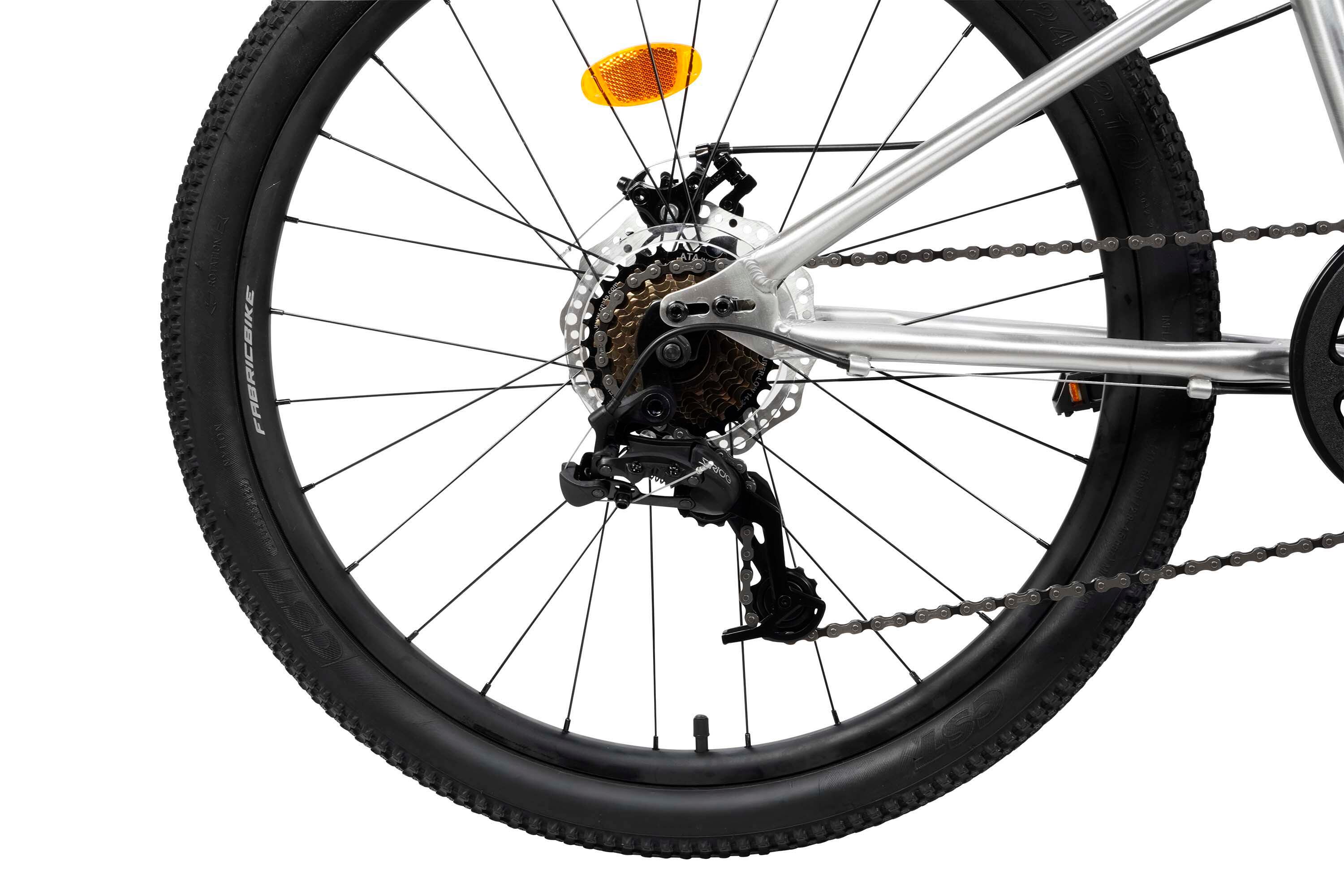 FABRICBIKE Terra - MTB 24" jongen 8-12 jaar, 7 versnellingen. Polished 7/7