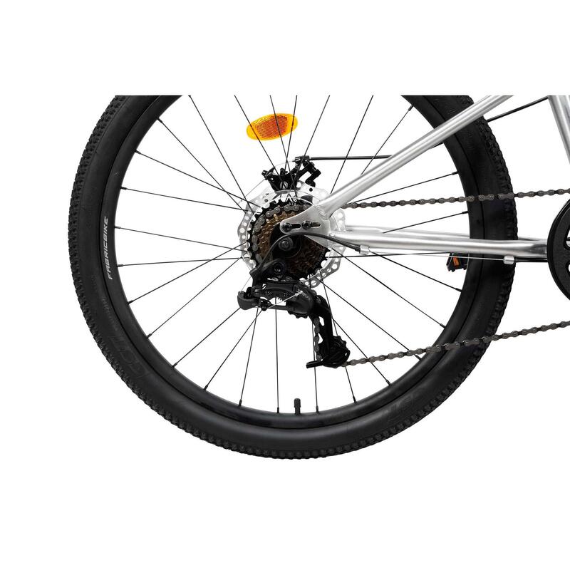 FABRICBIKE Terra – bic. munte copii 24", 8–12 ani, 7V, Polished