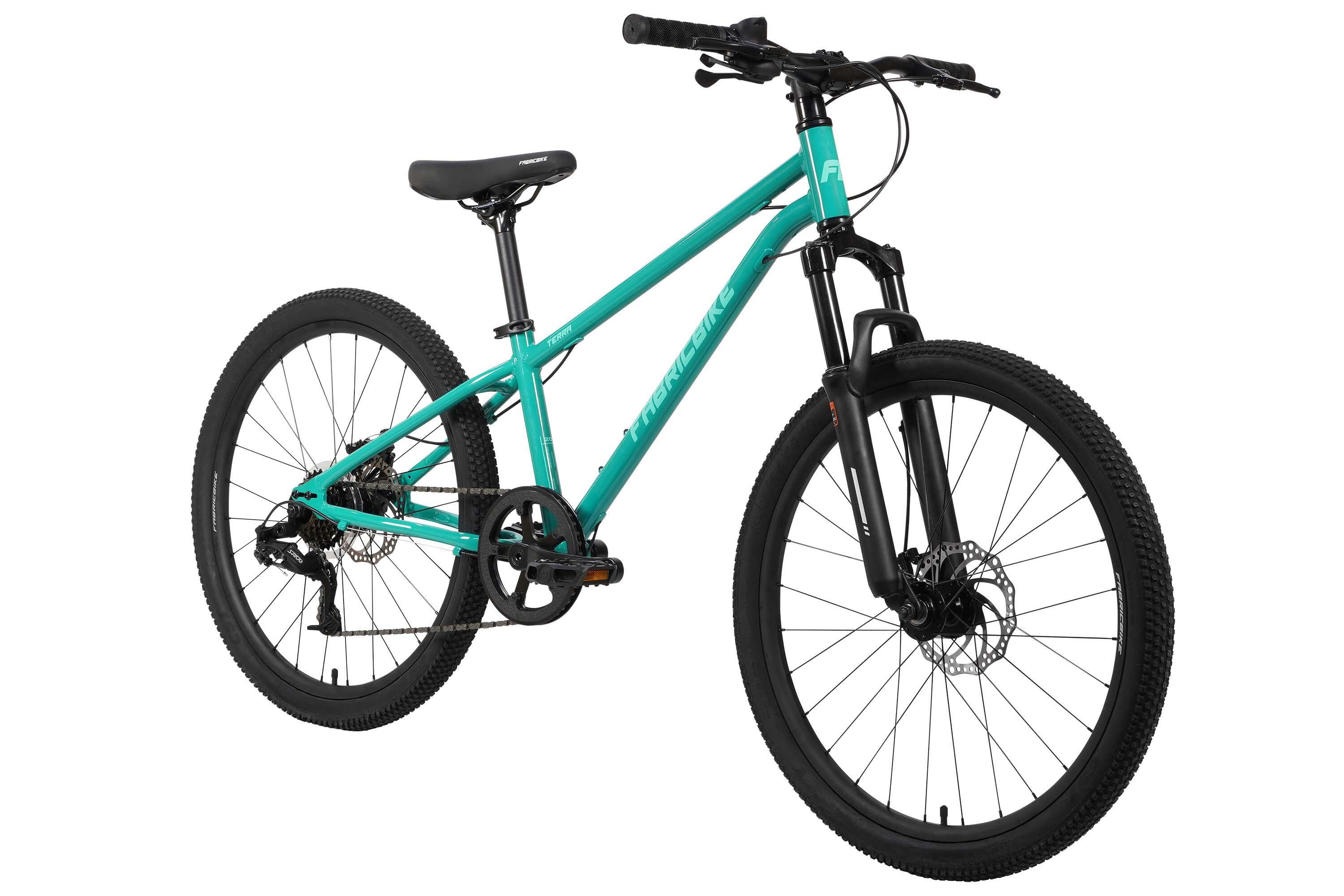 FABRICBIKE Terra - VTT 24'' enfant 8-12 ans, 7 vitesses. Teal Green 2/7