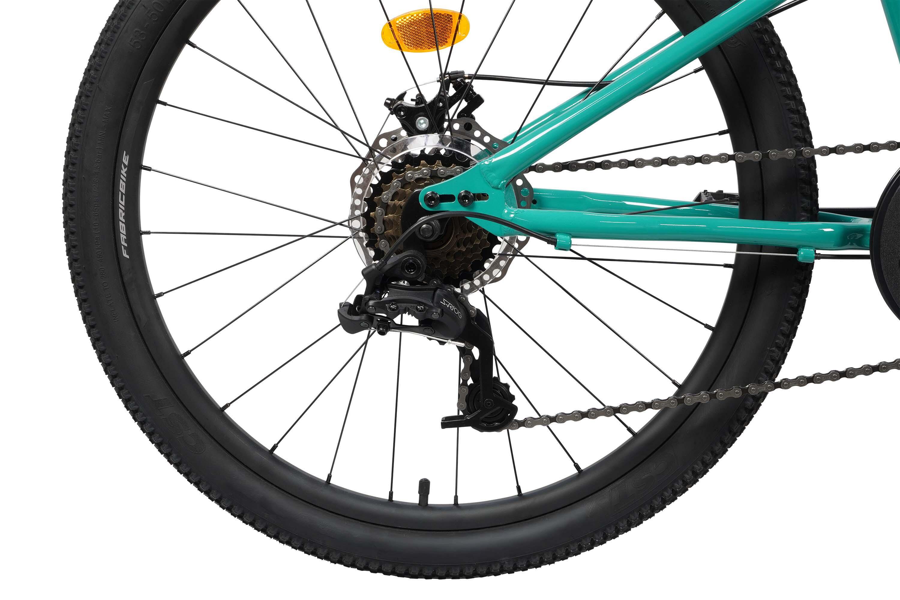 FABRICBIKE Terra - VTT 24'' enfant 8-12 ans, 7 vitesses. Teal Green 7/7