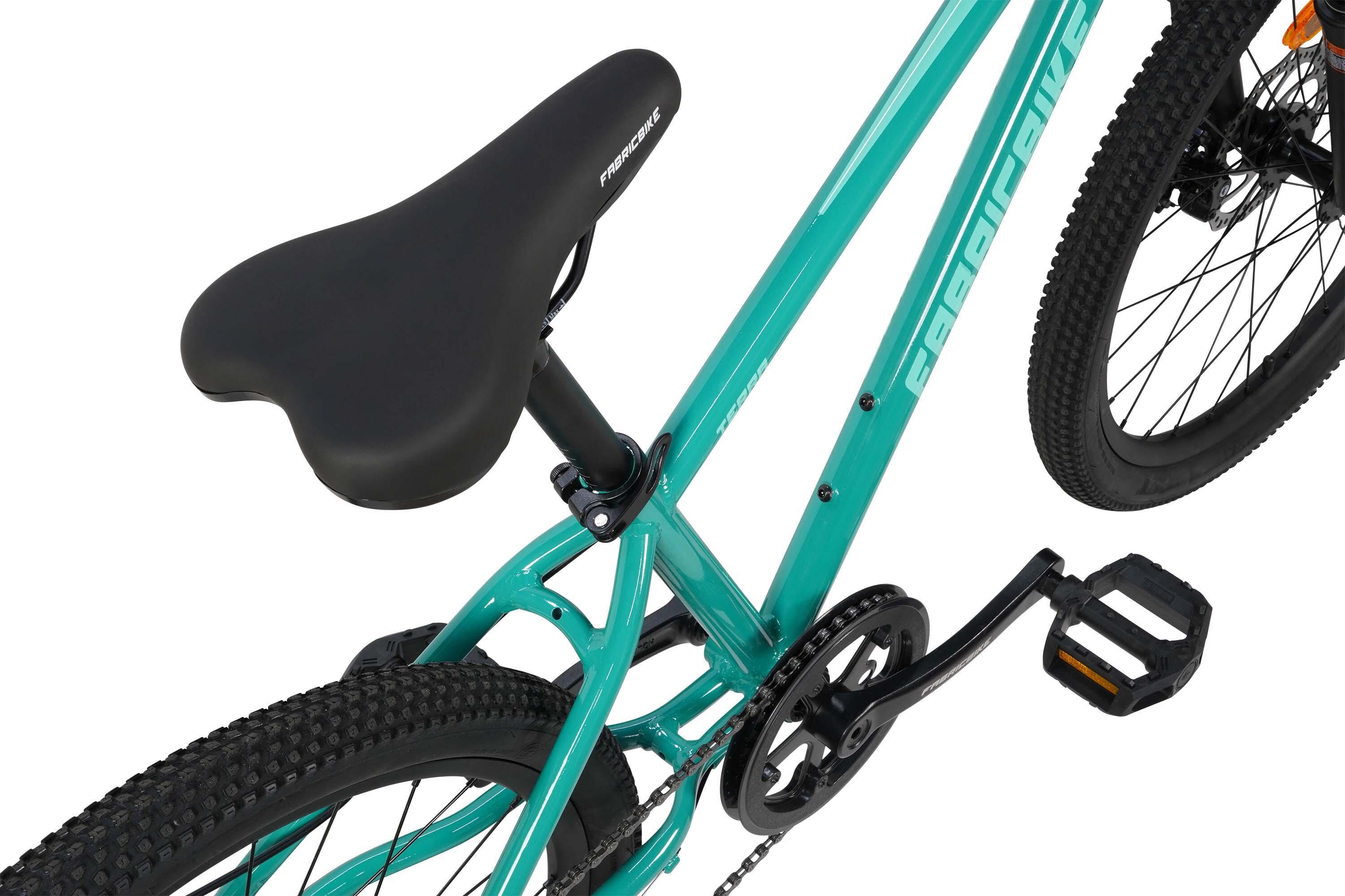 FABRICBIKE Terra - VTT 24'' enfant 8-12 ans, 7 vitesses. Teal Green 6/7