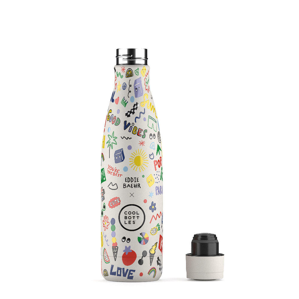 Botella Térmica Acero inox. Envío gratis. Good Vibes de Eddie Baehr 500ml 2/4