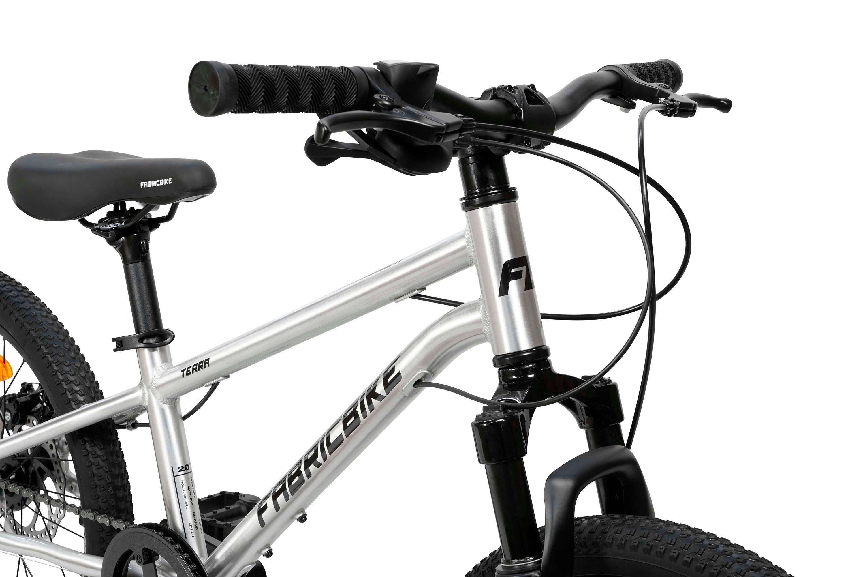 FABRICBIKE Terra - VTT 20'' enfant 6-8 ans, 7 vitesses. Graphite 3/7