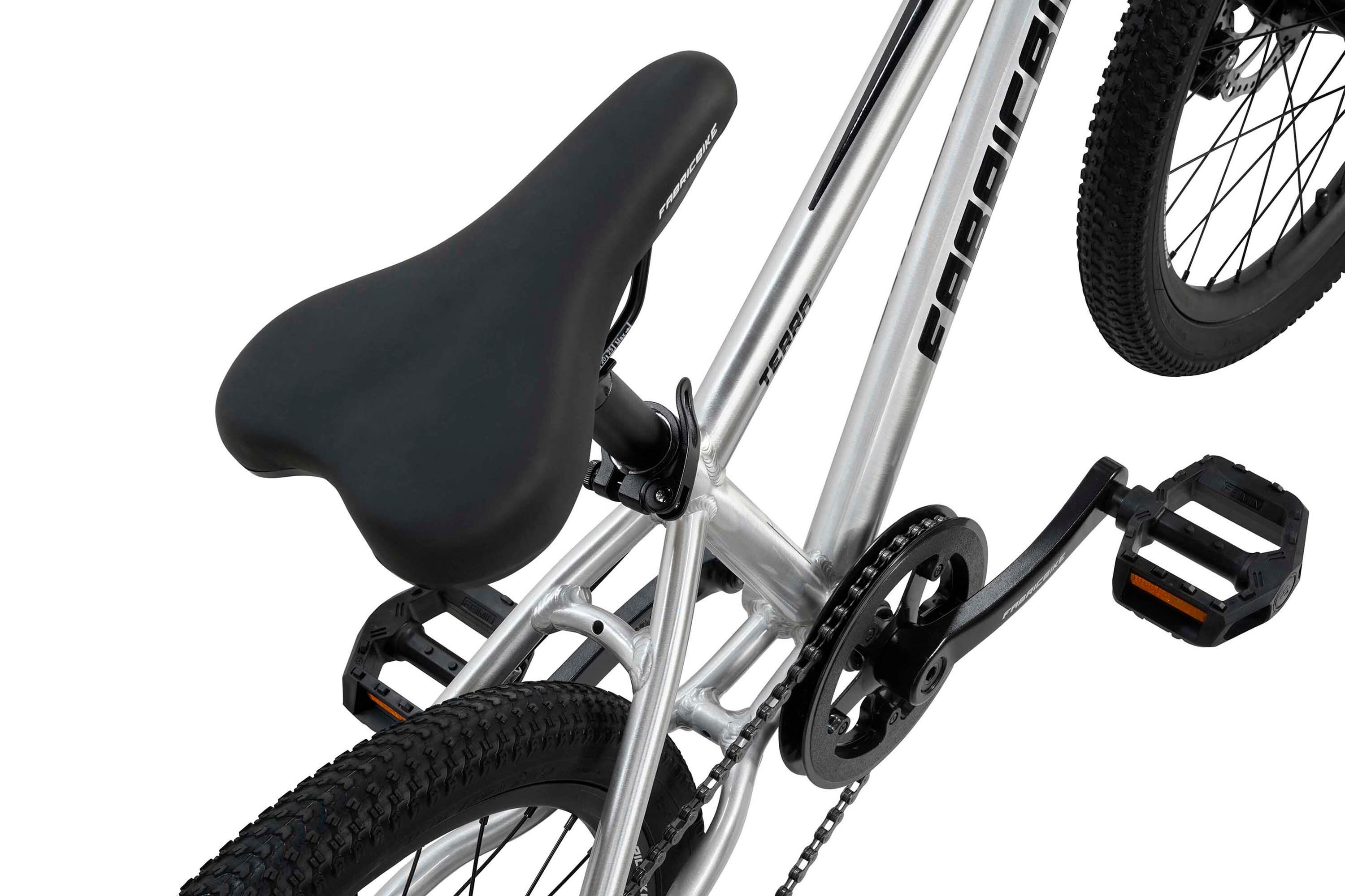 FABRICBIKE Terra - VTT 20'' enfant 6-8 ans, 7 vitesses. Graphite 5/7