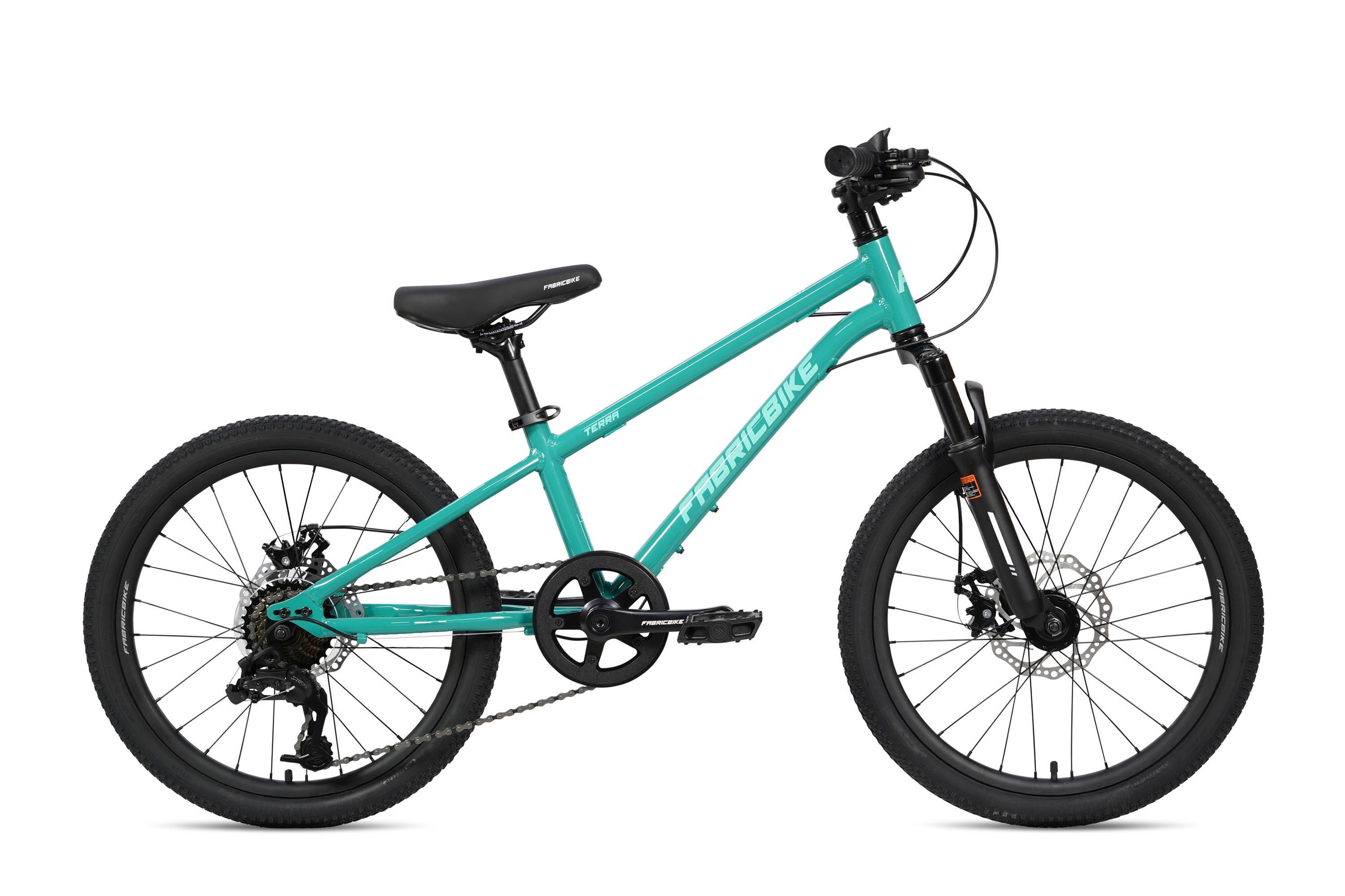 FABRICBIKE FABRICBIKE Terra - 20" children's mountain bike (ages 6-8), 7 speeds. Teal Green