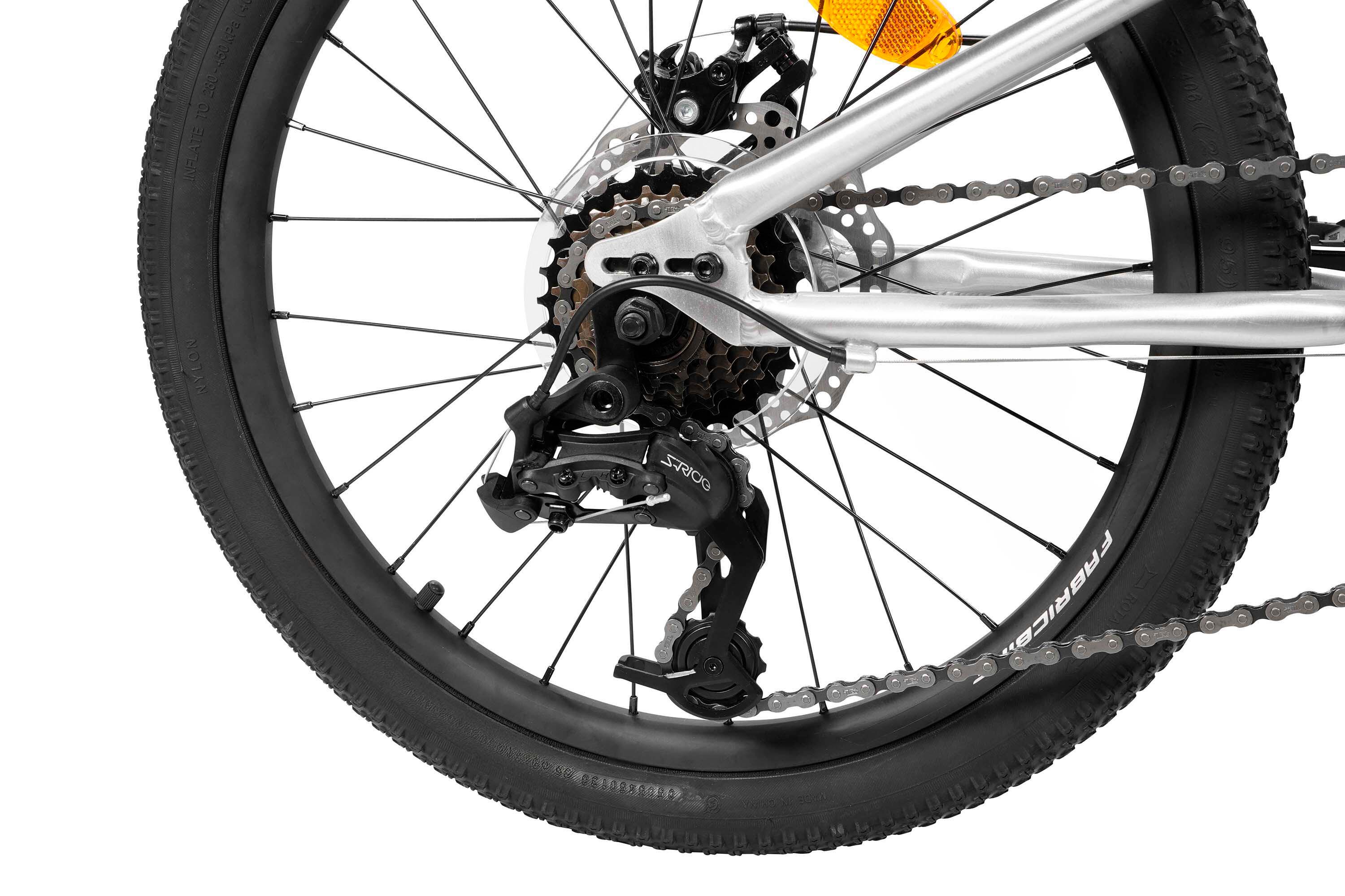FABRICBIKE Terra - VTT 20'' enfant 6-8 ans, 7 vitesses. Graphite 7/7