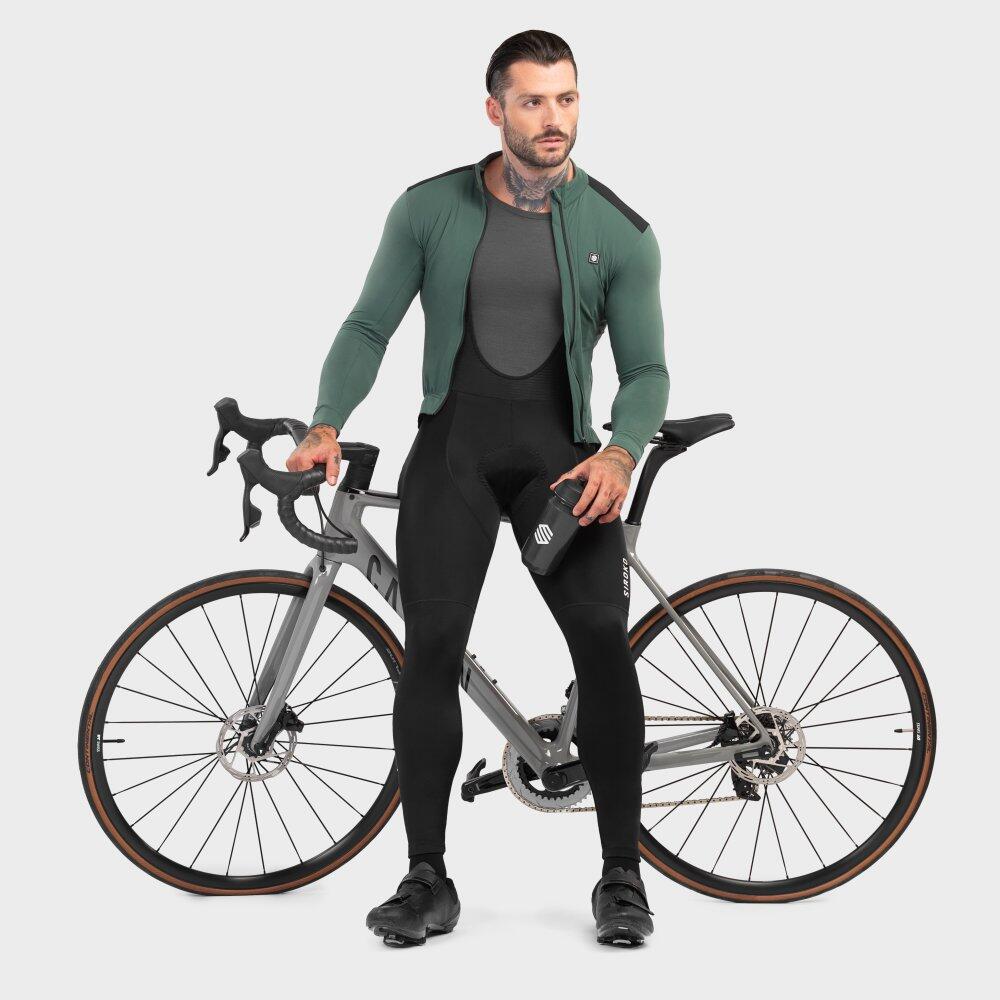 Salopette ciclismo a gamba lunga uomo Black Sea Nero 4/7