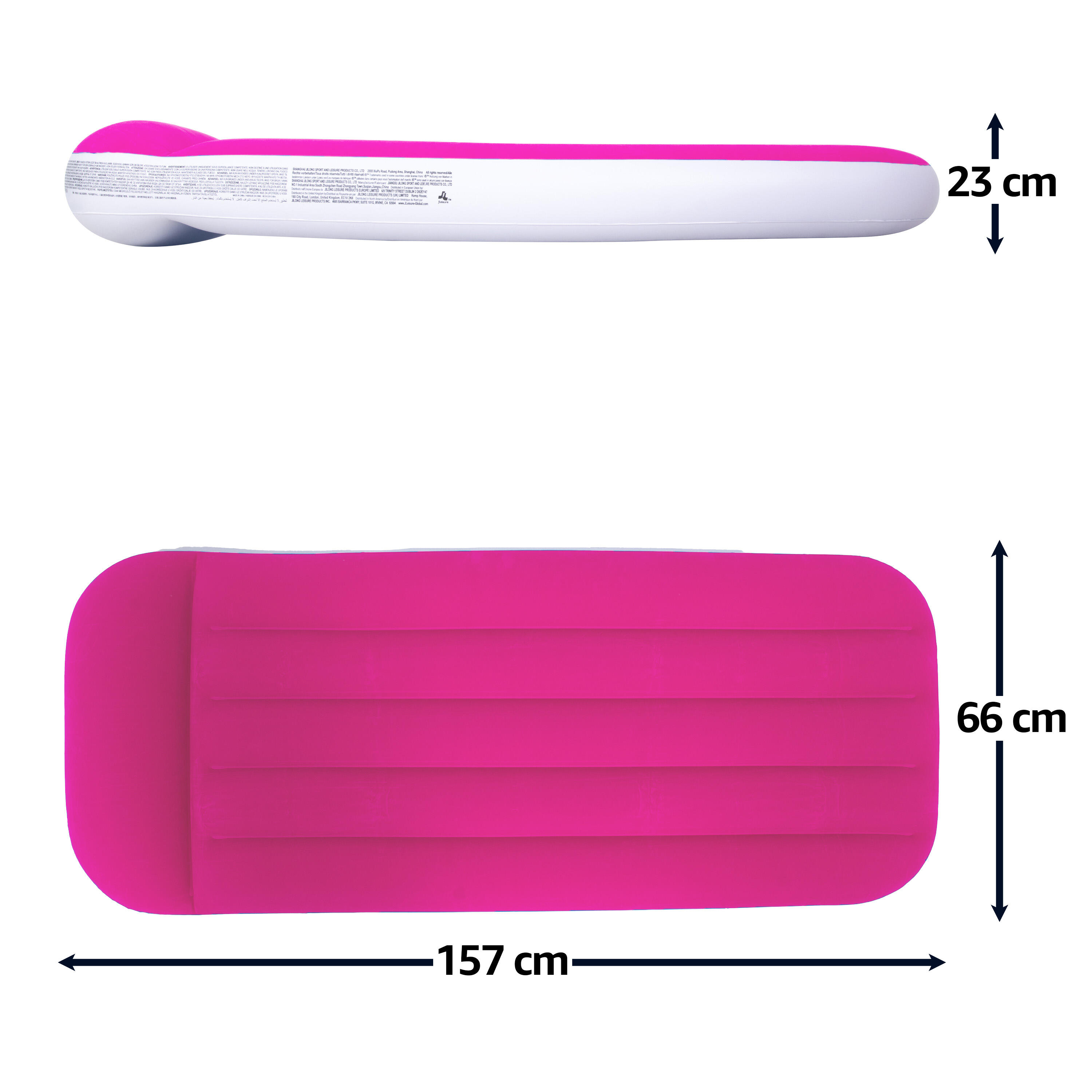 Luftmatratze Camping für 1 Kind 157x66x23cm Kinderluftbett Campingmatratze 5/7