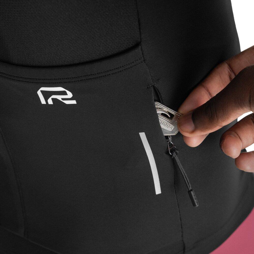 Maillot vélo manches courtes en tissu recyclé homme Cyclisme M6R Zero Noir 5/7