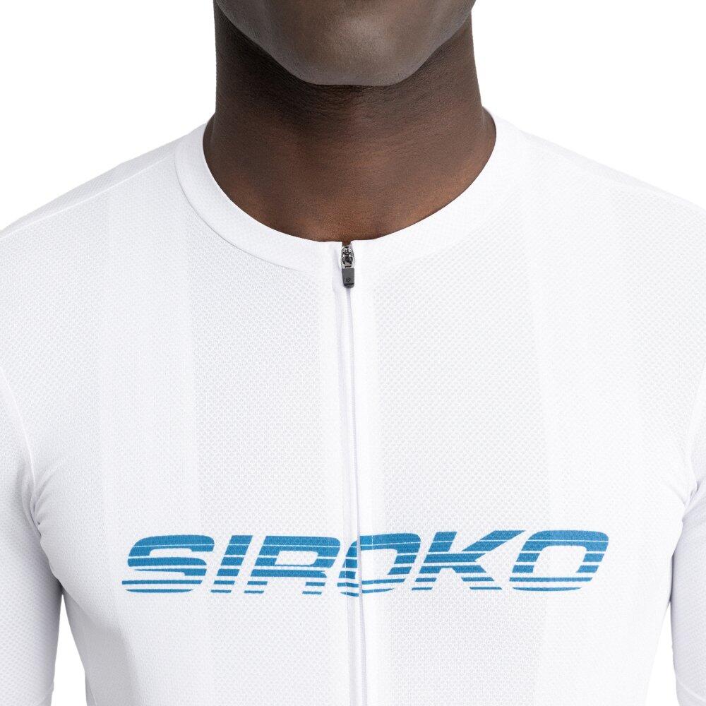 Maillot vélo mesh manches courtes homme Cyclisme M8 Inertia Blanc 5/7